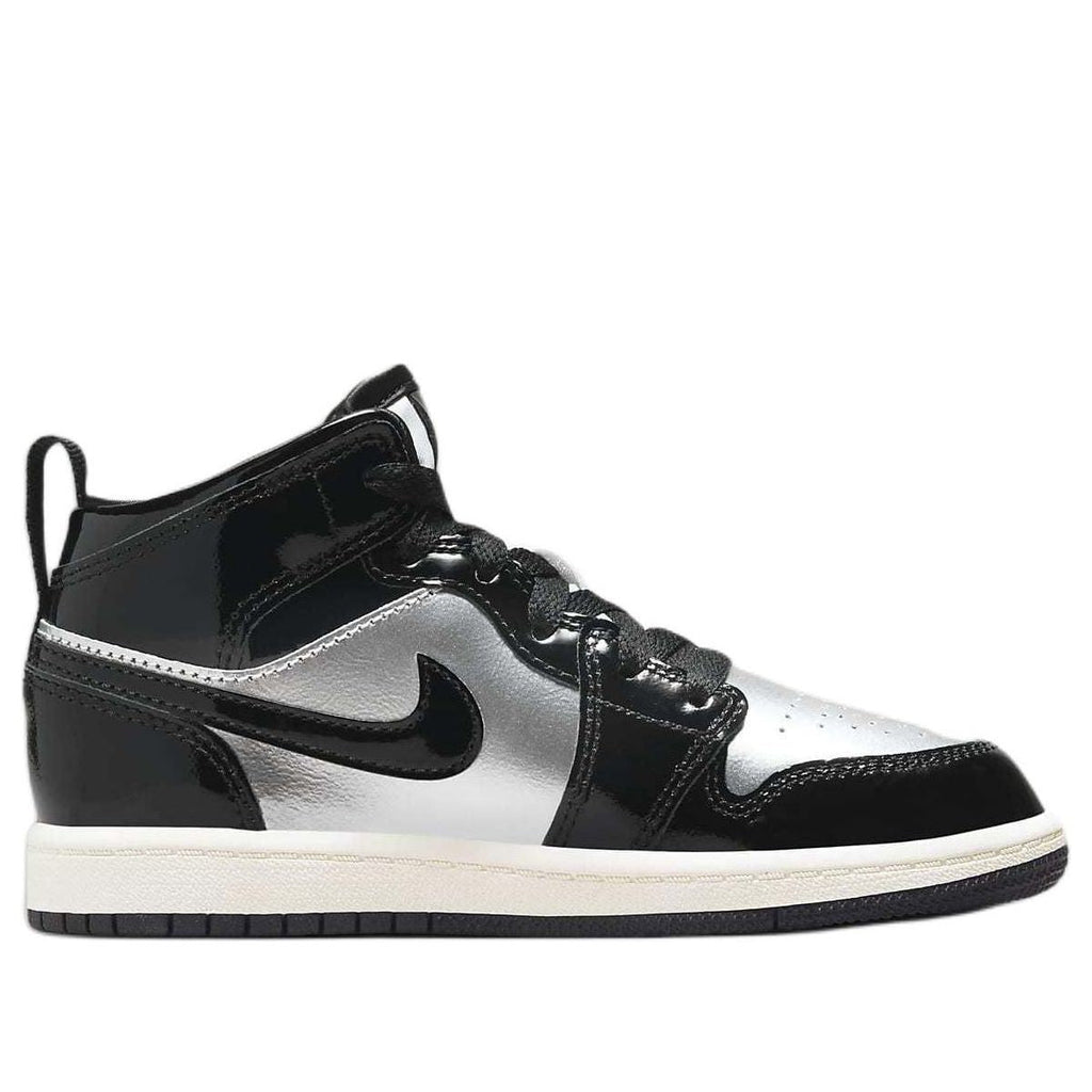 (PS) Air Jordan 1 Mid SE 'Black Metallic Silver Gold' FZ3937-001