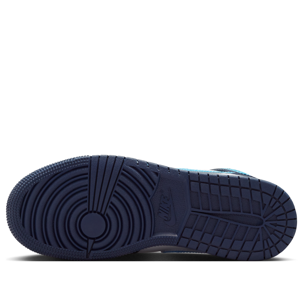 (GS) Air Jordan 1 Mid 'Obsidian White' DQ8423-404