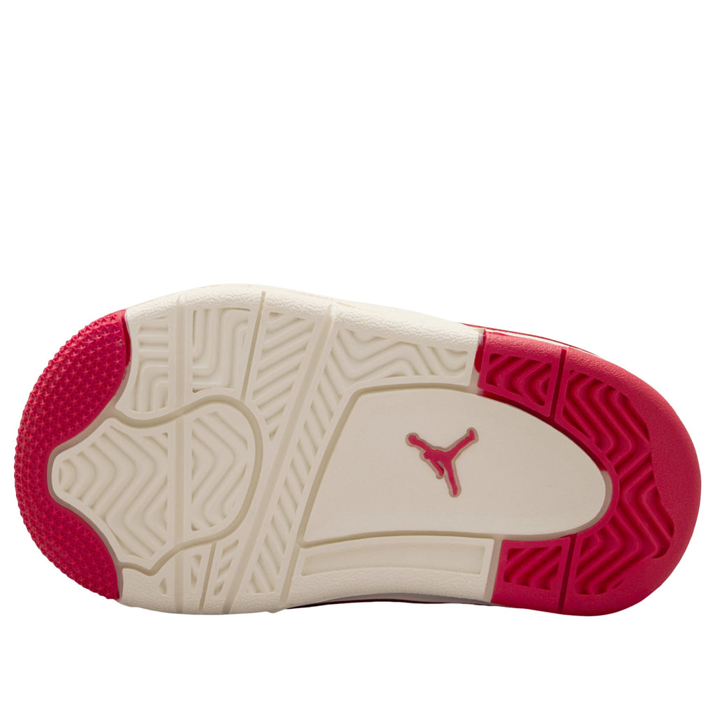 (TD) Air Jordan 4 'Pale Ivory Tough Red' HV4384-108