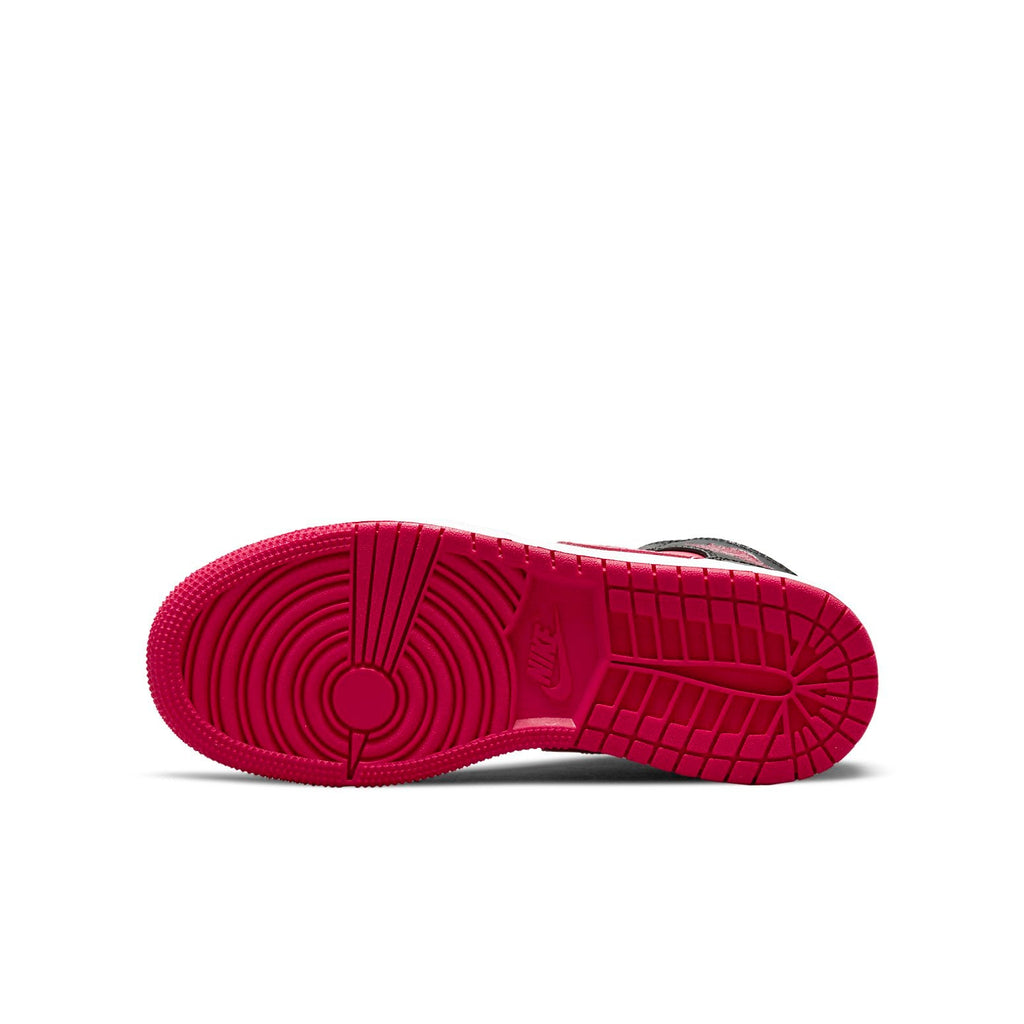 (GS) Air Jordan 1 Mid 'White Very Berry' 554725-016