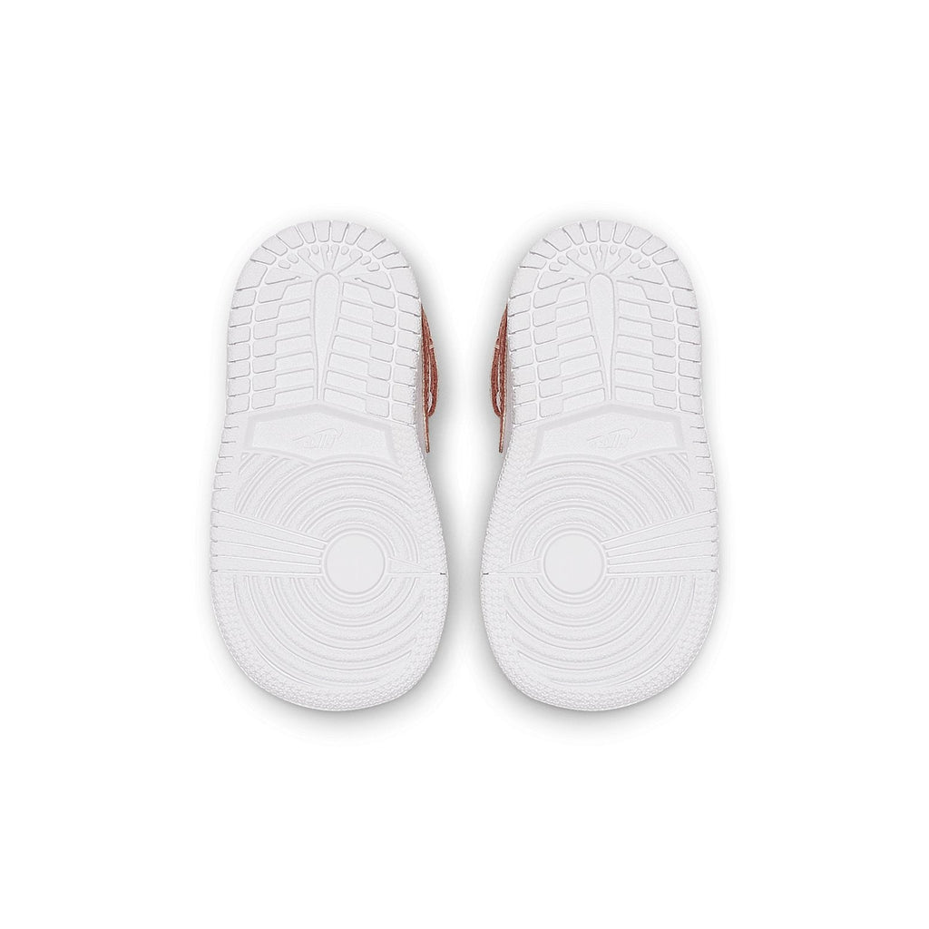 (TD) Air Jordan 1 Mid 'White Rose Gold' 644507-190