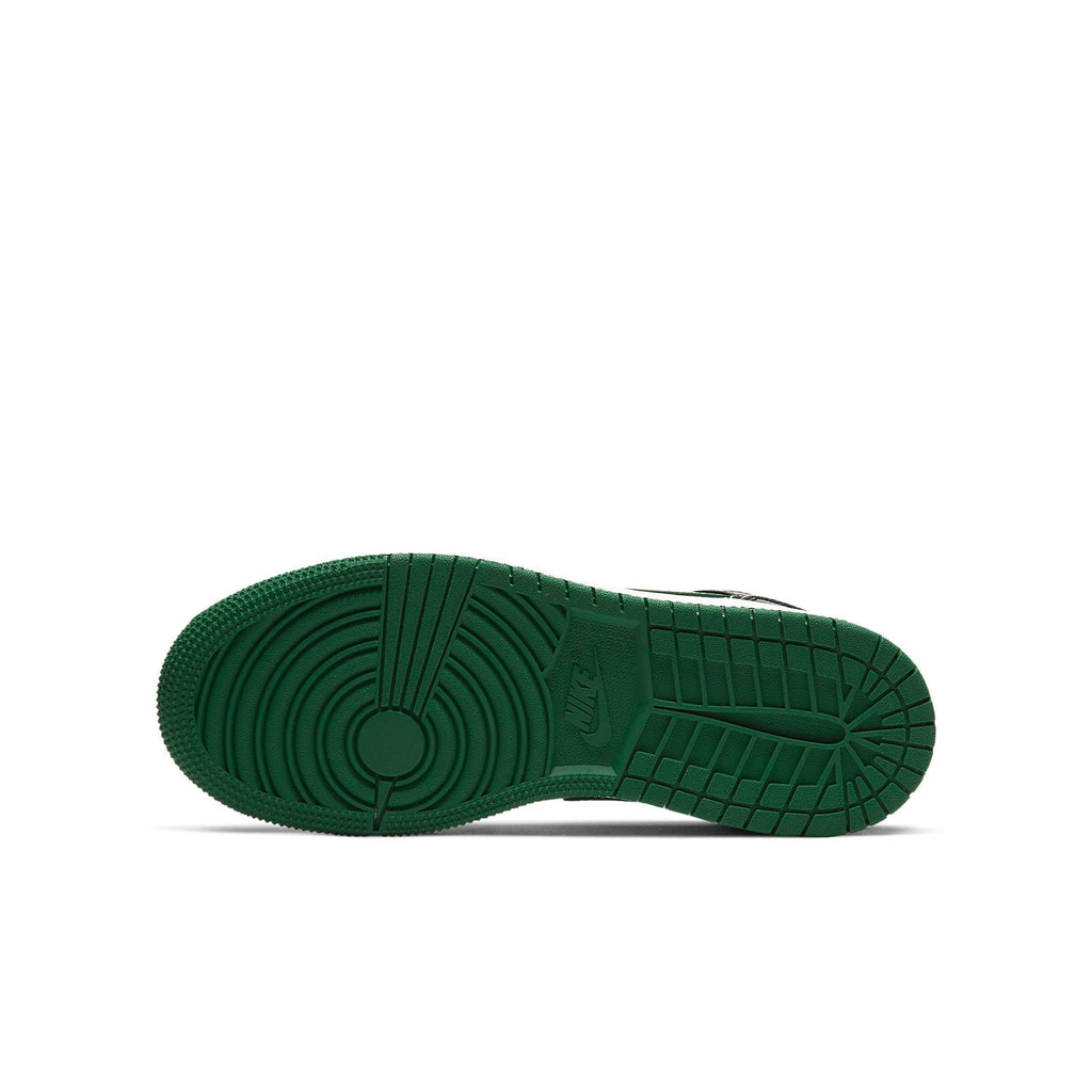 (GS) Air Jordan 1 Mid 'Black Pine Green' 554725-067