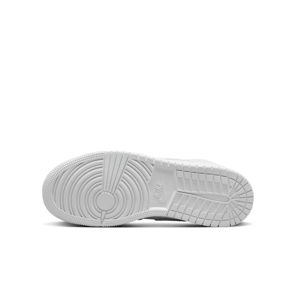 (GS) Air Jordan 1 Mid 'Triple White 2023' 554725-136