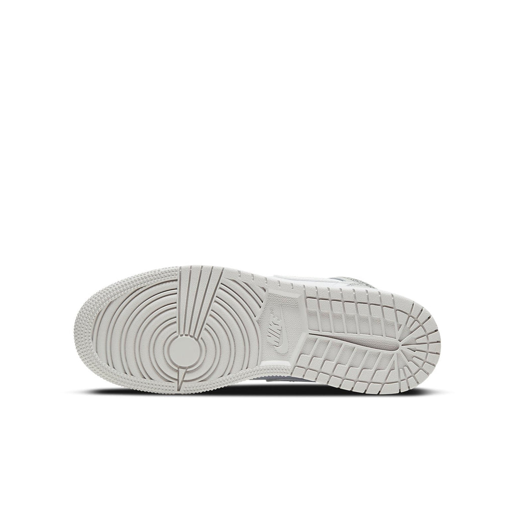 (GS) Air Jordan 1 Mid SE 'Swoosh Logo - Grey Camo' DD3235-100