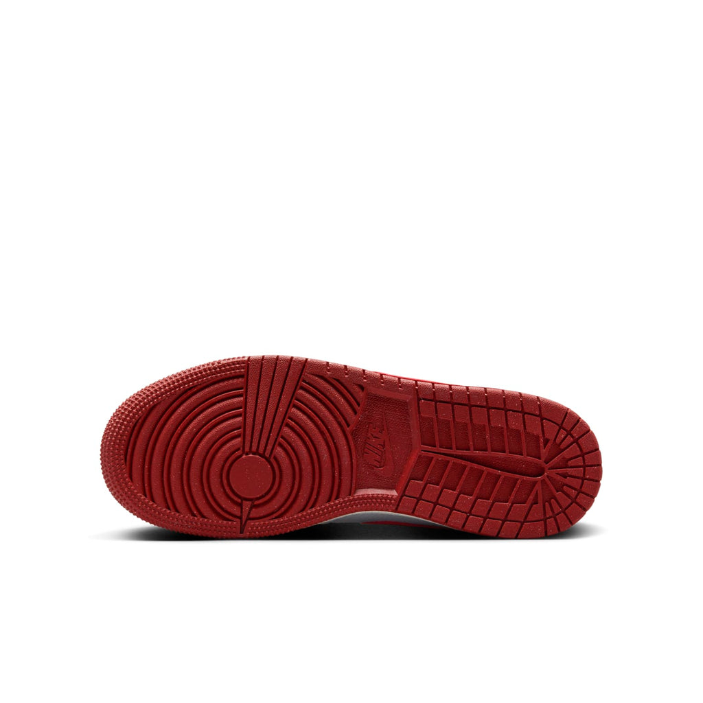 (GS) Air Jordan 1 Mid SE 'White Dune Red' FJ3464-160