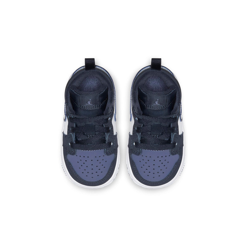 (TD) Air Jordan 1 Mid 'Obsidian Sanded Purple' 640735-445