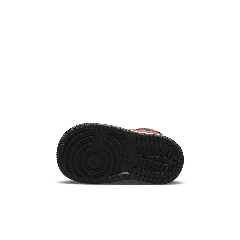 (TD) Air Jordan 1 Mid 'Black Fire Red' 640735-079