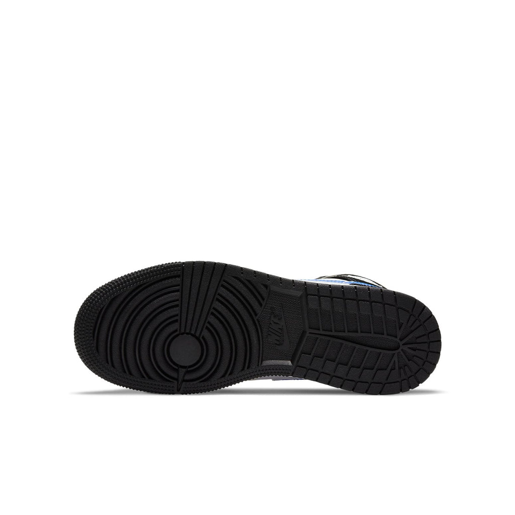 (GS) Air Jordan 1 Mid 'Black Racer Blue' 554725-084
