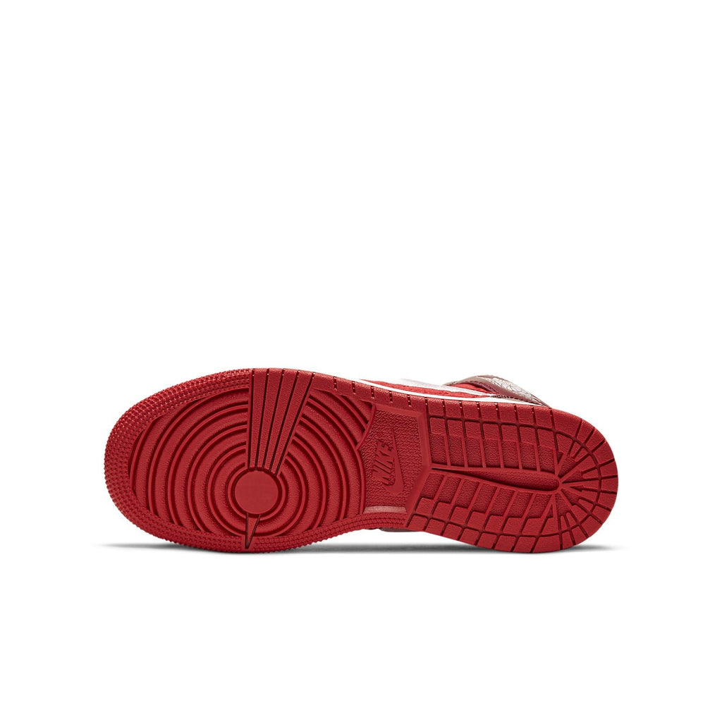 (GS) Air Jordan 1 Mid SE 'Red Quilted' AV5174-600