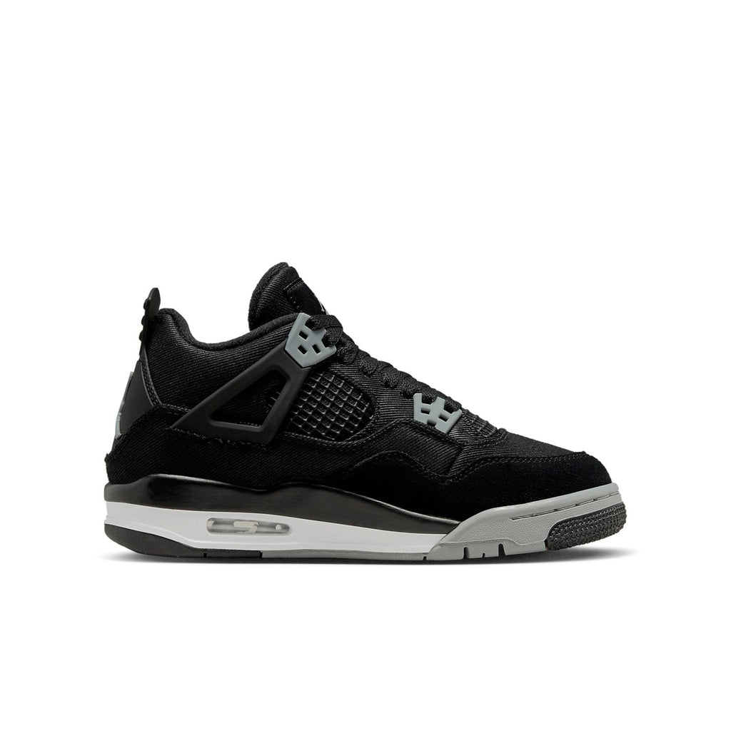(GS) Air Jordan 4 Retro SE 'Black Canvas' DV0553-006