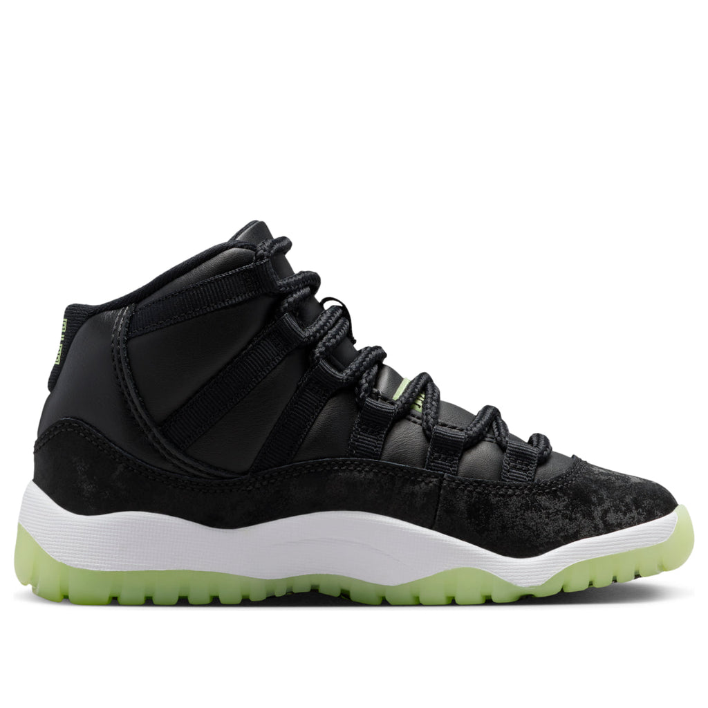 (PS) Air Jordan 11 Retro 'Black Barely Volt' IB1379-001
