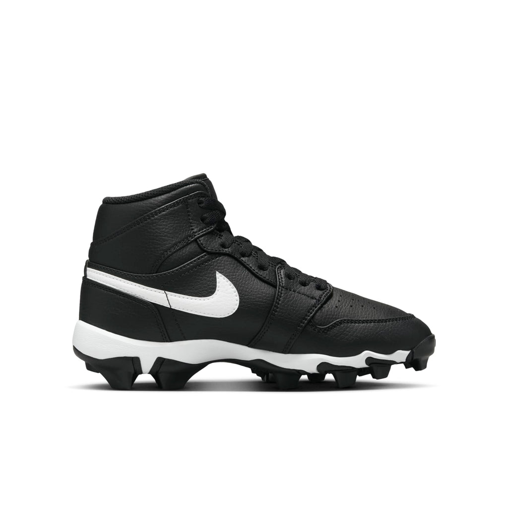 (GS) Air Jordan 1 Mid Cleat 'Black White' HF6883-001