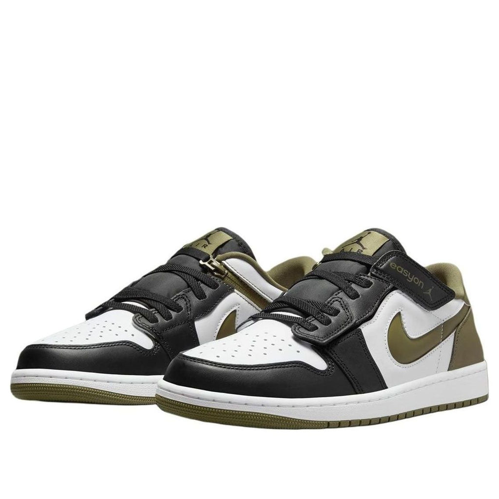 Air Jordan 1 Low EasyOn 'White Black Medium Olive' DM1206-102