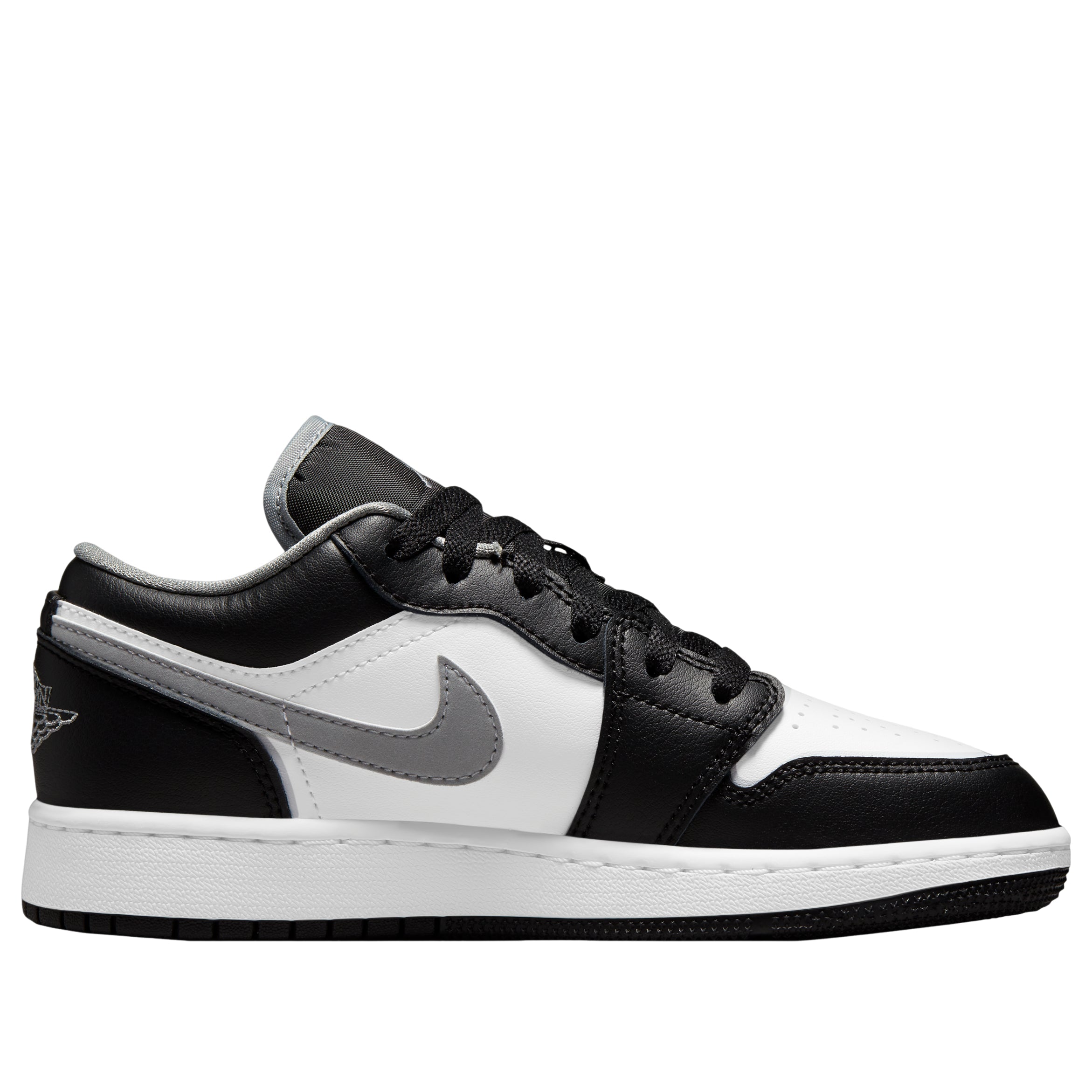 (GS) Air Jordan 1 Low 'Black Medium Grey' 553560-040