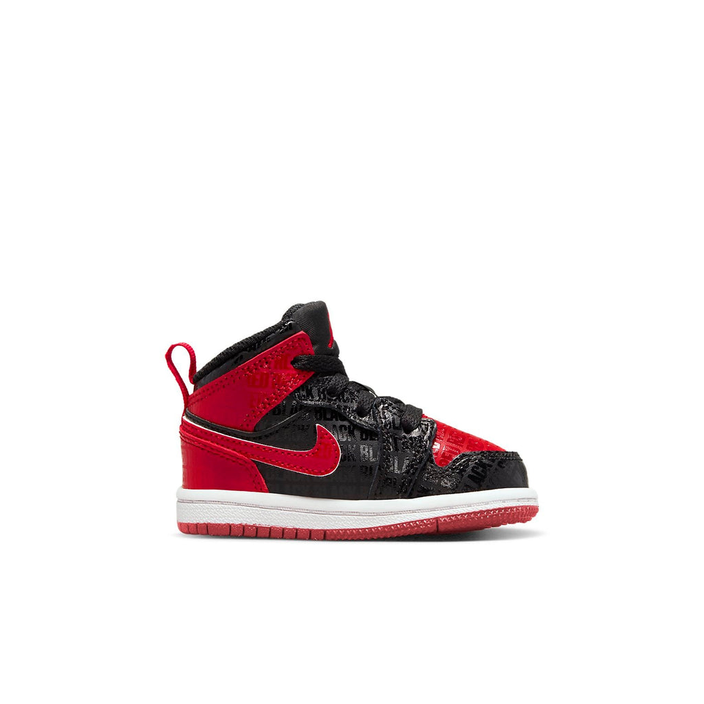 (TD) Air Jordan 1 Mid SS 'Black + Red = Bred' DM9649-001