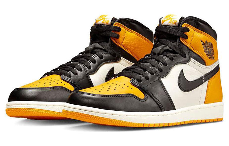 Air Jordan 1 Retro High OG 'Yellow Toe white' 555088-711