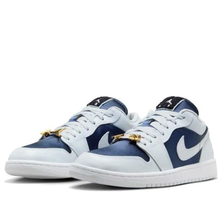 (WMNS) Air Jordan 1 Low SE 'Football Grey White Gym Red Midnight Navy' FZ8778-044