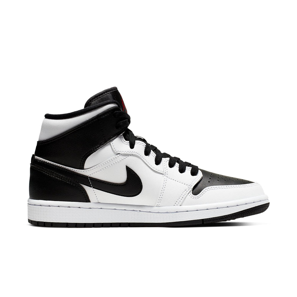 (WMNS) Air Jordan 1 Mid 'White Black' BQ6472-101