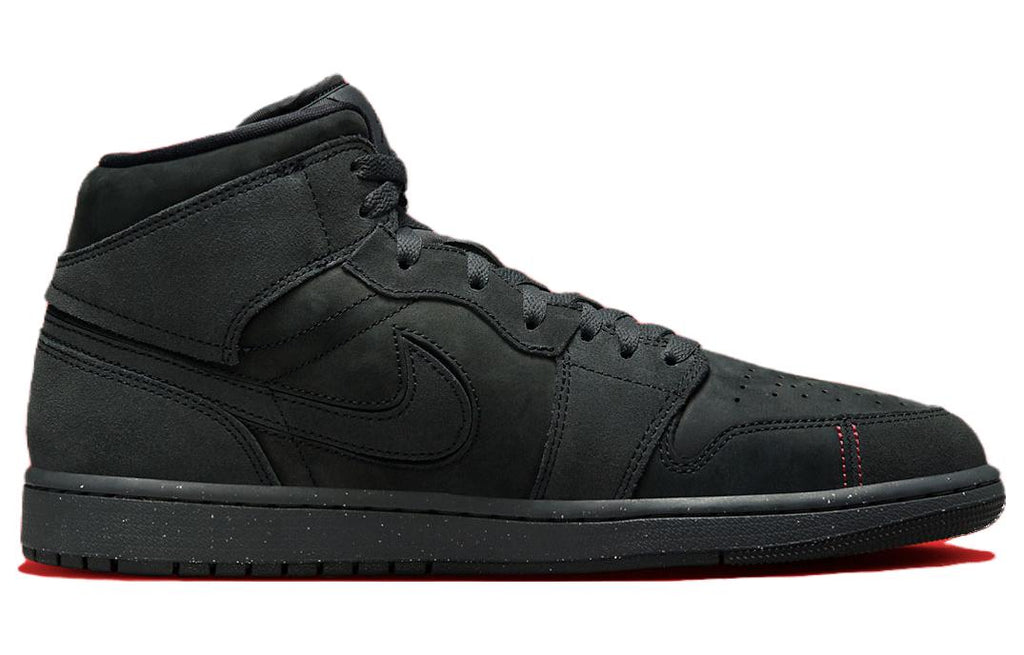 Air Jordan 1 Mid SE Craft 'Dark Smoke Red' FD8634-001