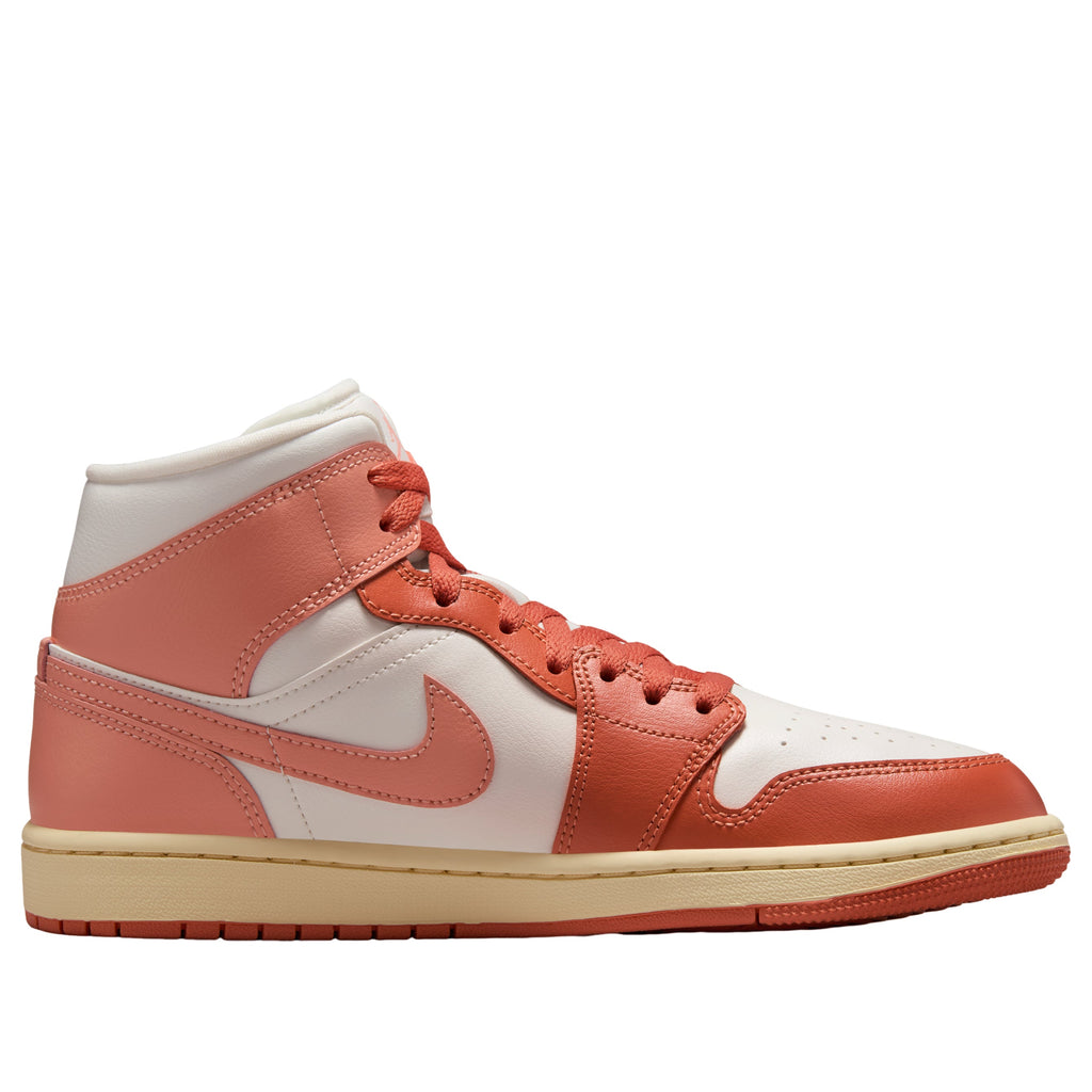 (WMNS)	Air Jordan 1 Mid 'Madder Root'  BQ6472-180