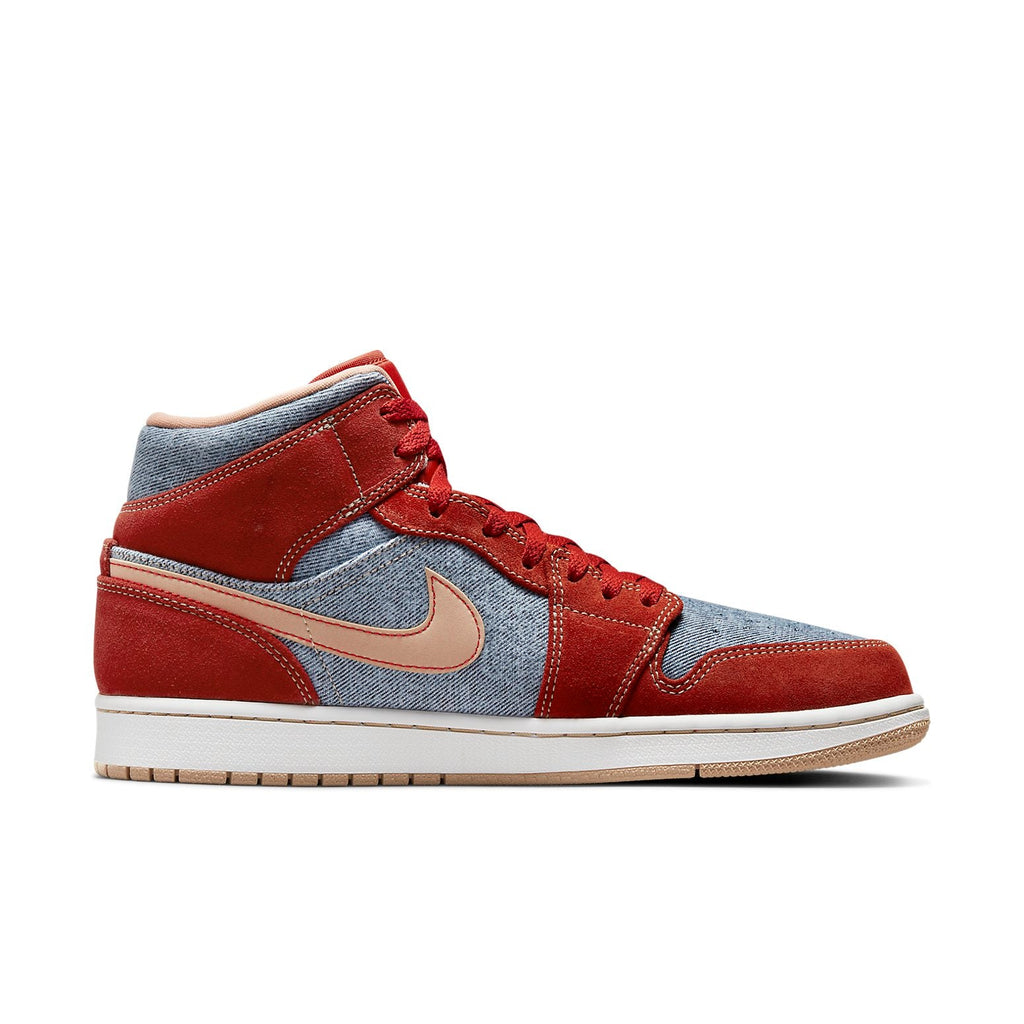 Air Jordan 1 Mid 'Denim Red' DM4352-600