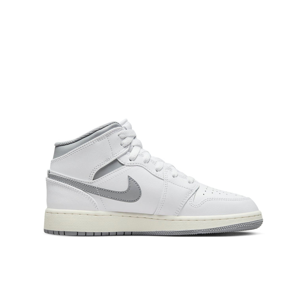 (GS) Air Jordan 1 Mid 'Neutral Grey' 554725-135