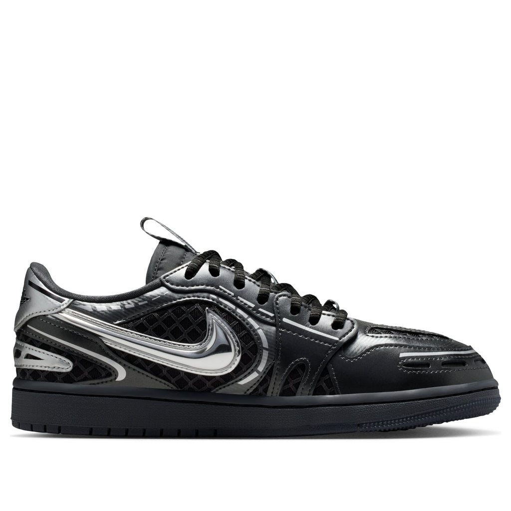 (WMNS) Air Jordan 1 Low Method of Make V3 'Black Metallic Silver' HQ2186-001
