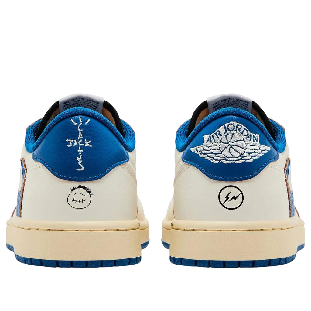 Air Jordan 1 Low x Travis Scott x Fragment 'Sail Military Blue' DM7866-104