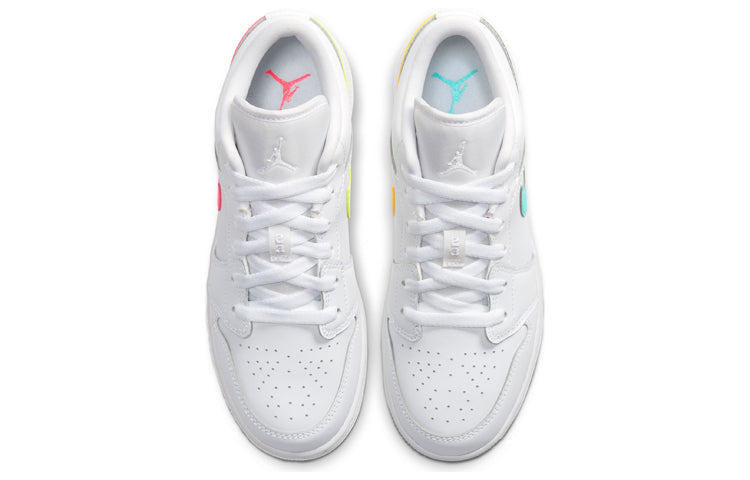 (GS) Air Jordan 1 Low 'White Neon' CW7035-100