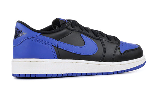 (GS) Air Jordan 1 Retro Low OG 'Black Varsity Rotyal' 709999-004