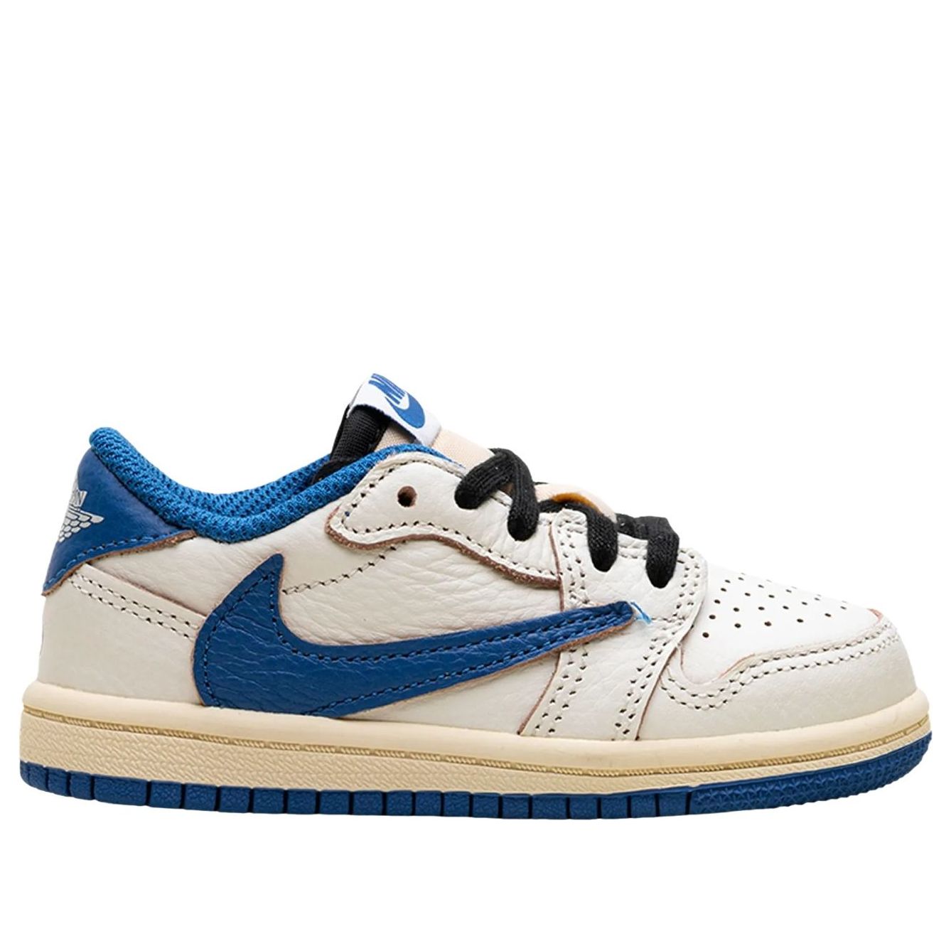 (PS) Air Jordan 1 Retro Low x Travis Scott x Fragment 'Sail Military Blue' DO5442-104