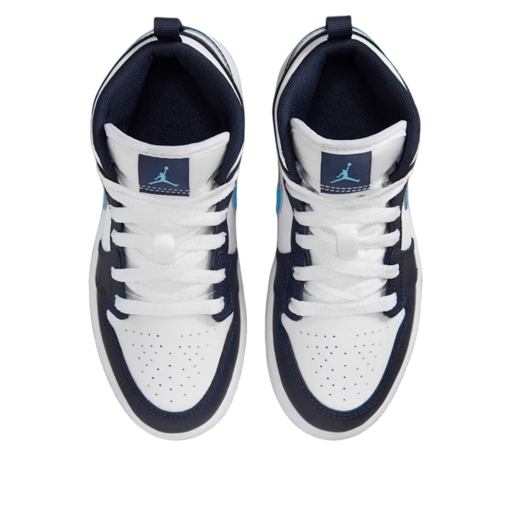 (PS) Air Jordan 1 Mid 'Obsidian Dark Powder Blue' DQ8424-404