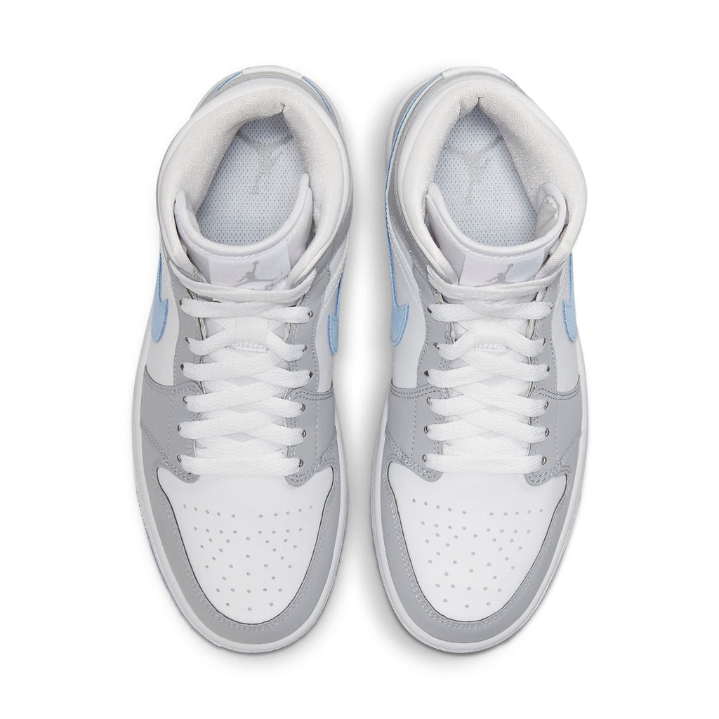 (WMNS) Air Jordan 1 Mid 'Wolf Grey Aluminum' BQ6472-105