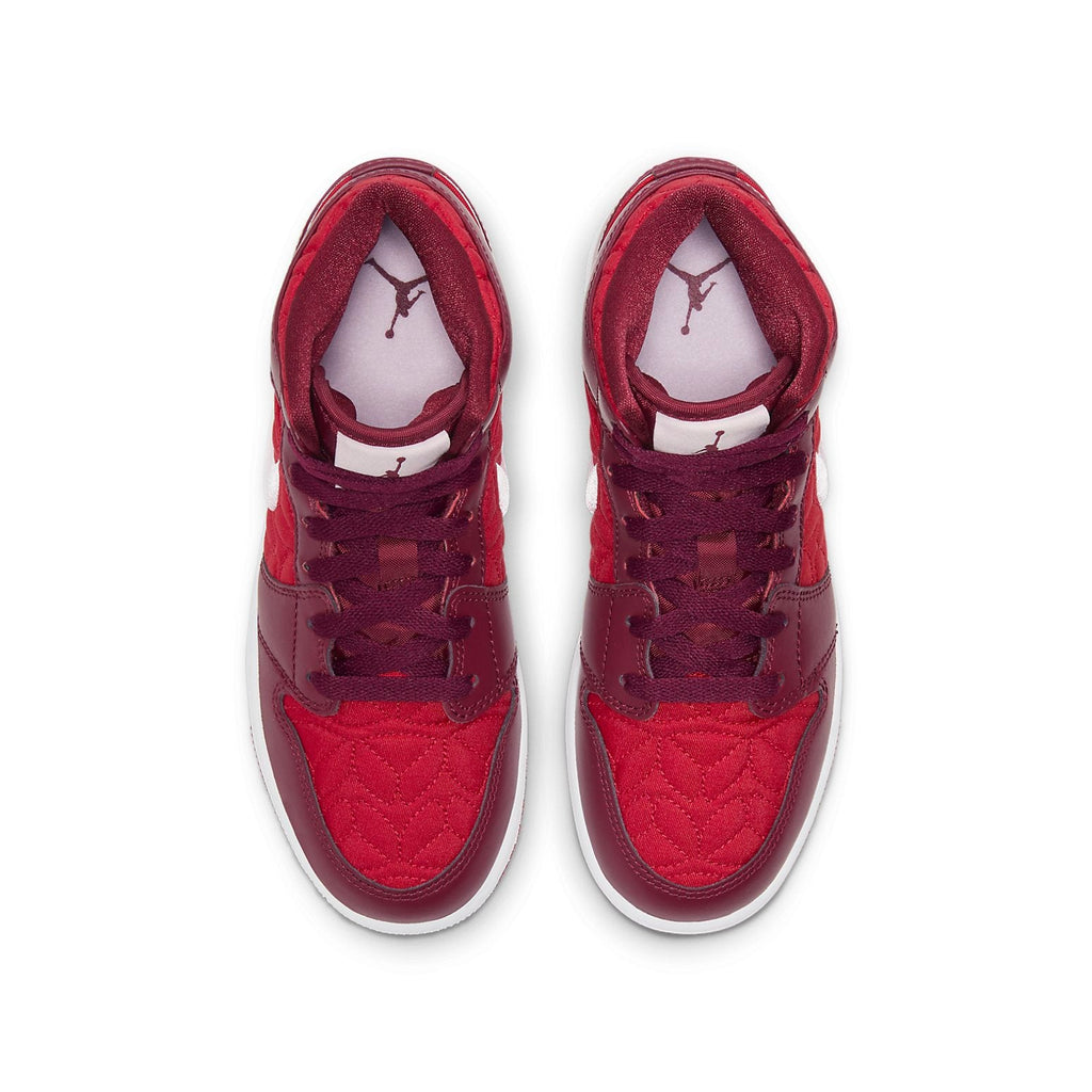 (GS) Air Jordan 1 Mid SE 'Red Quilted' AV5174-600