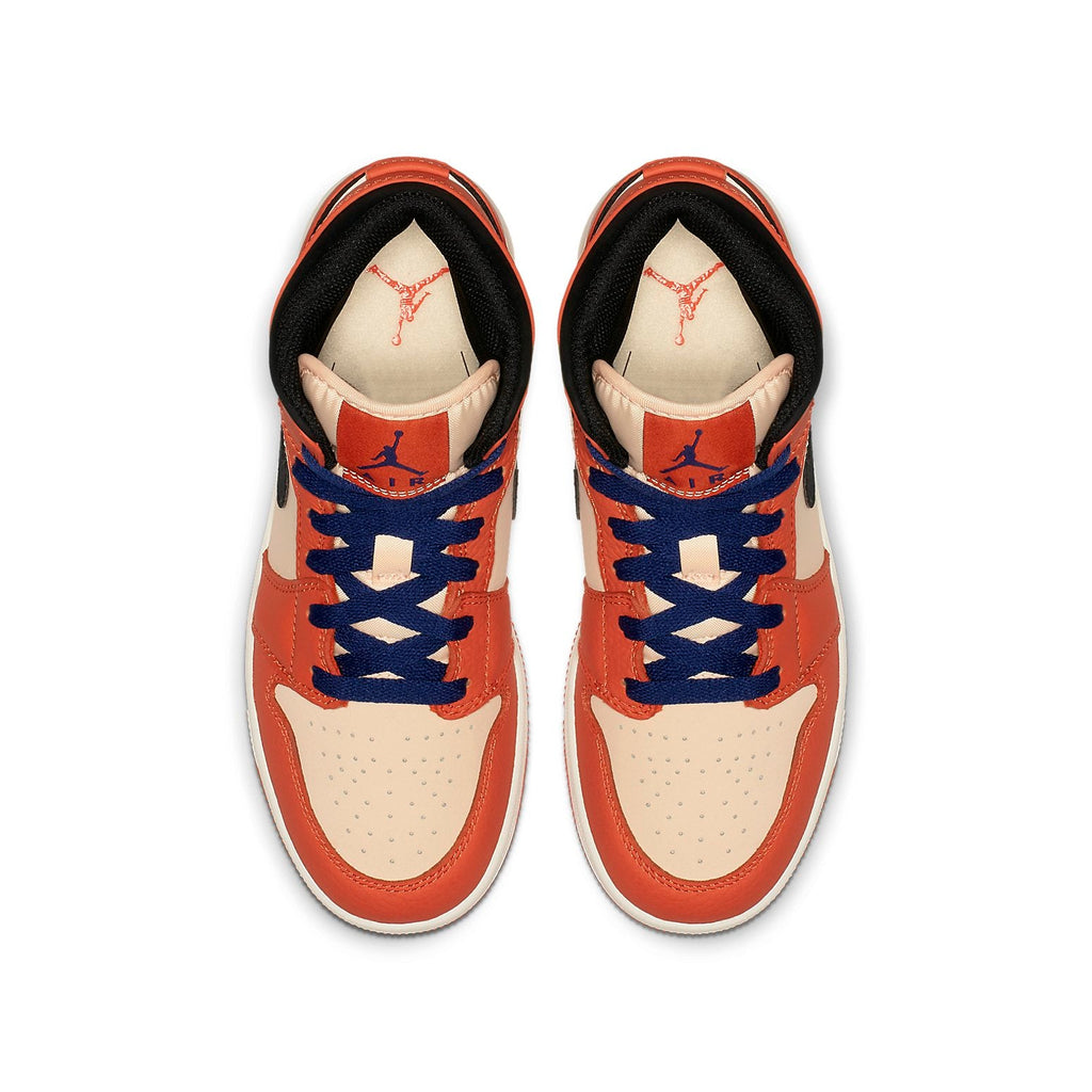 (GS) Air Jordan 1 Mid SE 'Team Orange' BQ6931-800