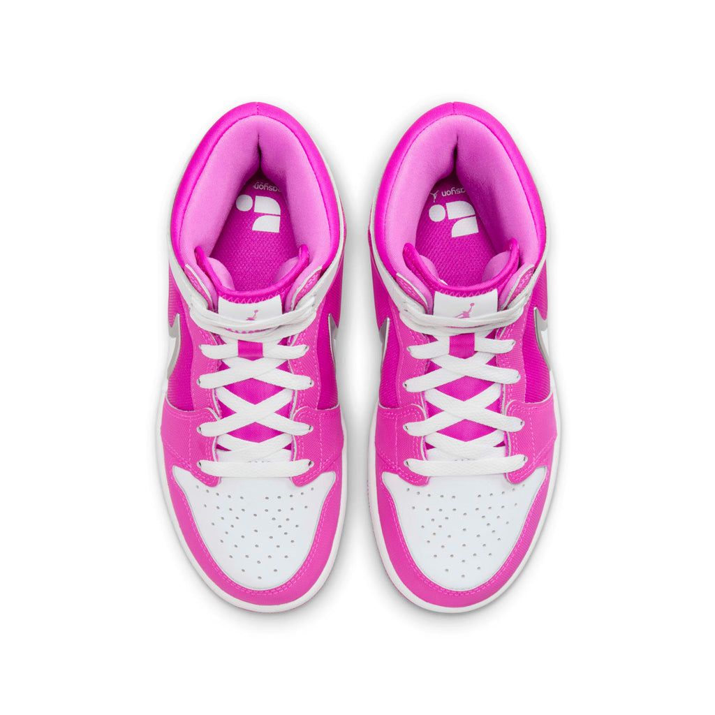 (GS) Air Jordan 1 Mid RM EasyOn 'White Fire Pink' FQ1281-601