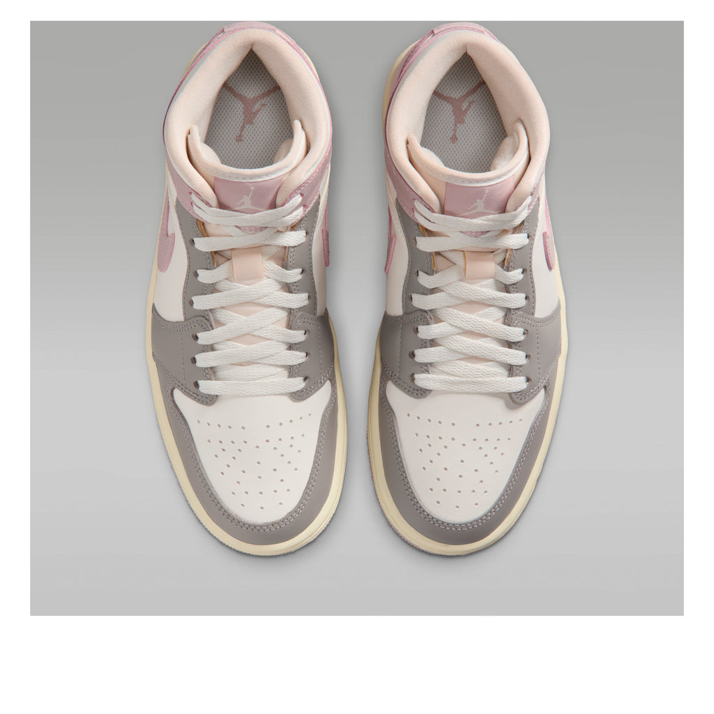 (WMNS) Air Jordan 1 Mid 'Sail Particle Rose' BQ6472-122