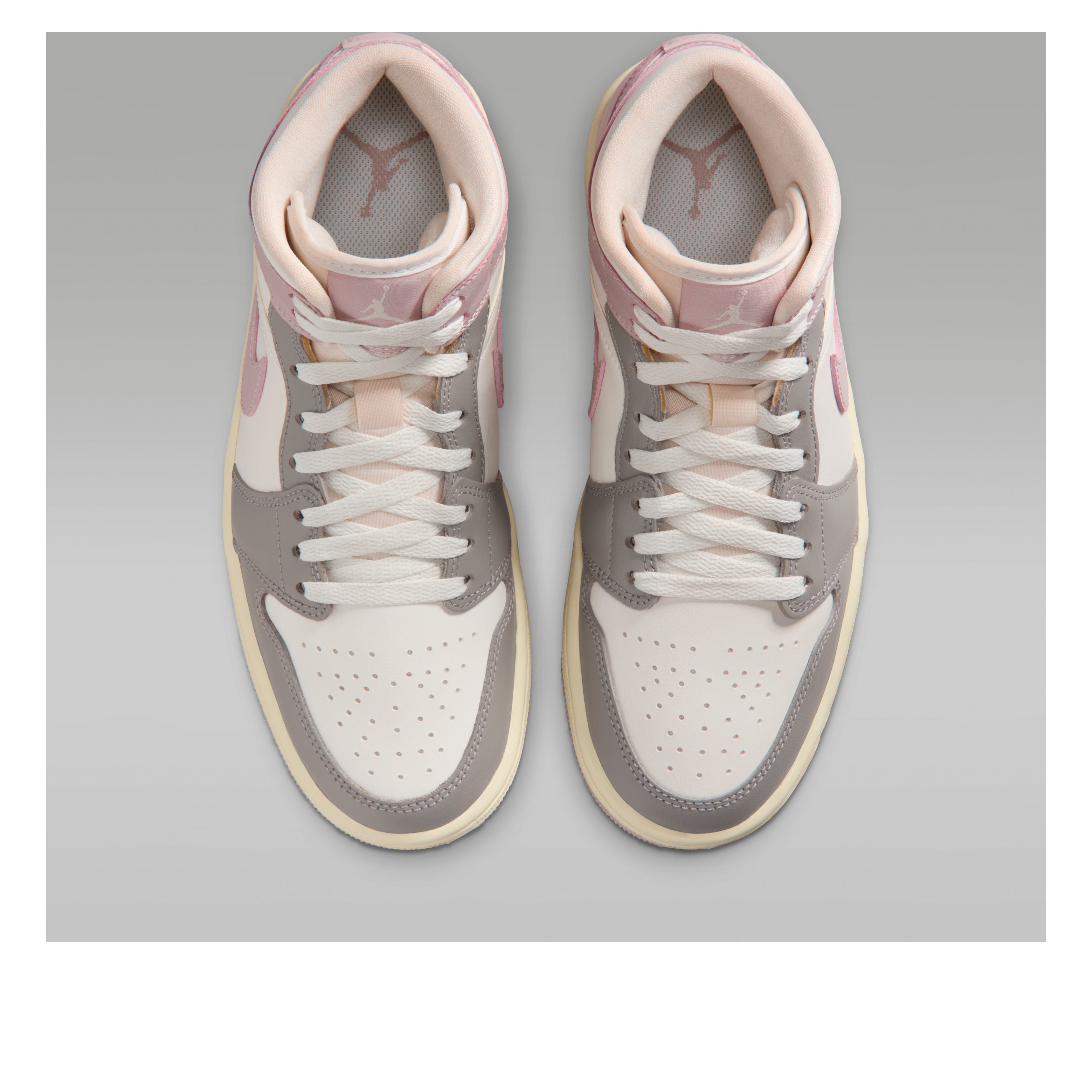 (WMNS) Air Jordan 1 Mid 'Sail Particle Rose' BQ6472-122