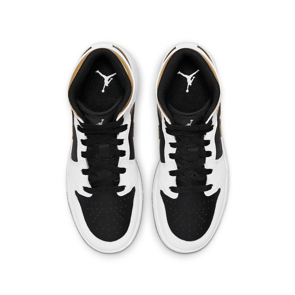 (GS) Air Jordan 1 Mid 'White Gold' 554725-190
