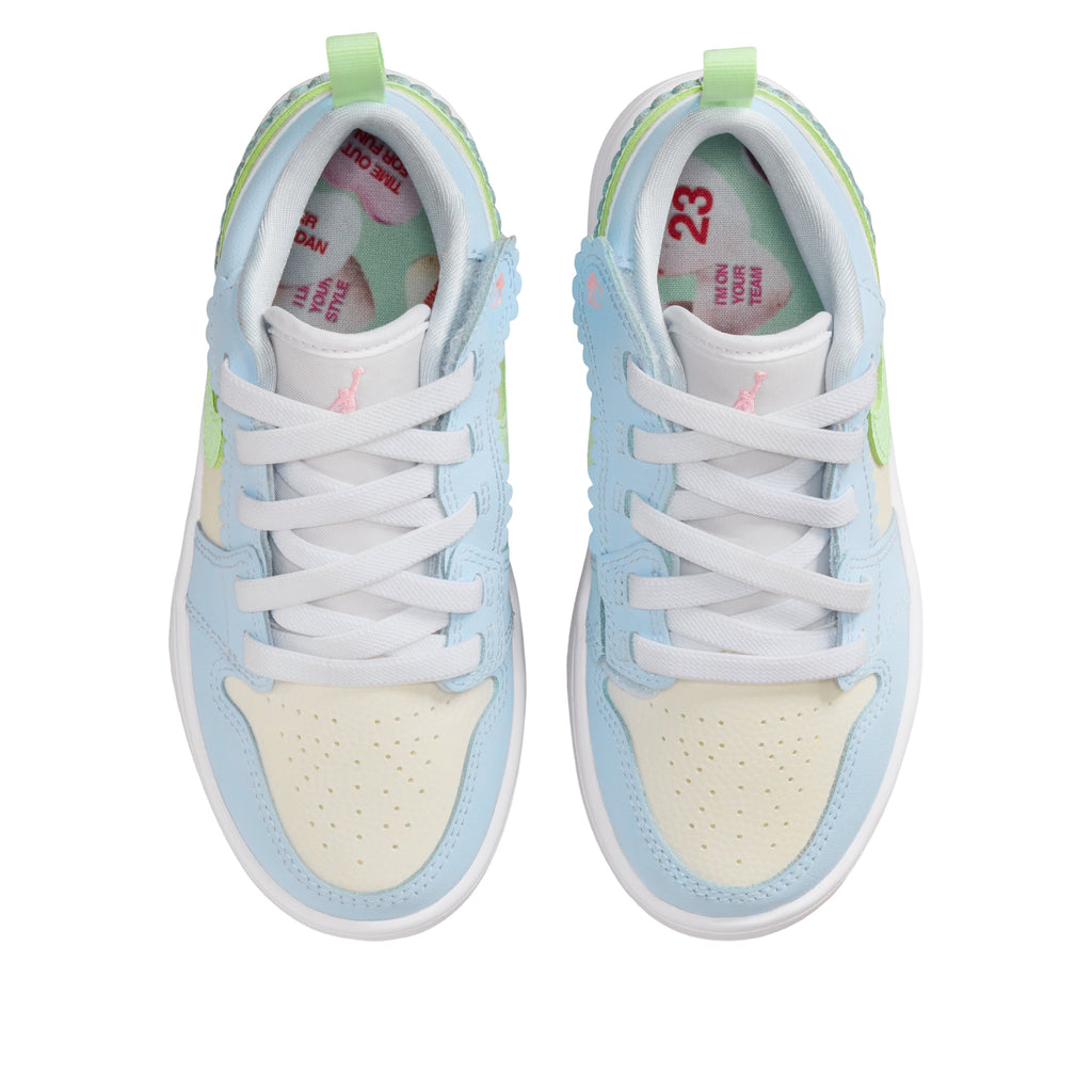 (PS) Air Jordan 1 Low ALT SE 'Half Blue Sail Vapor Green' IB7117-403