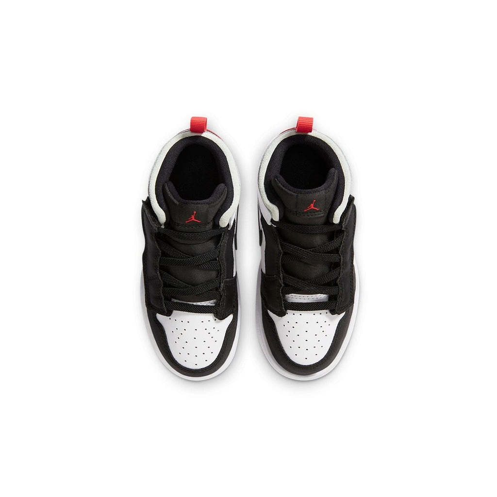 (TD) Air Jordan 1 Mid ALT 'Red Black Toe' AR6352-100
