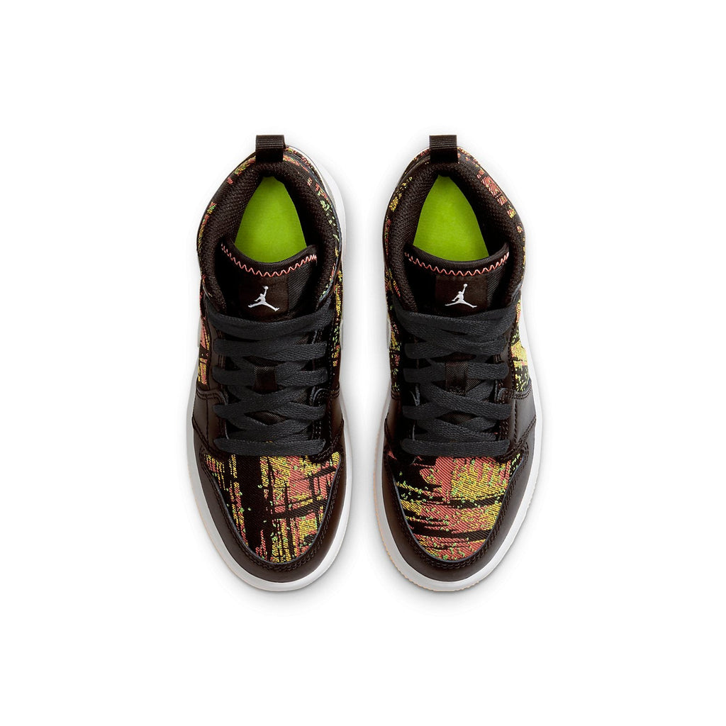 (PS) Air Jordan 1 Mid 'Black Laser Orange' 640737-003