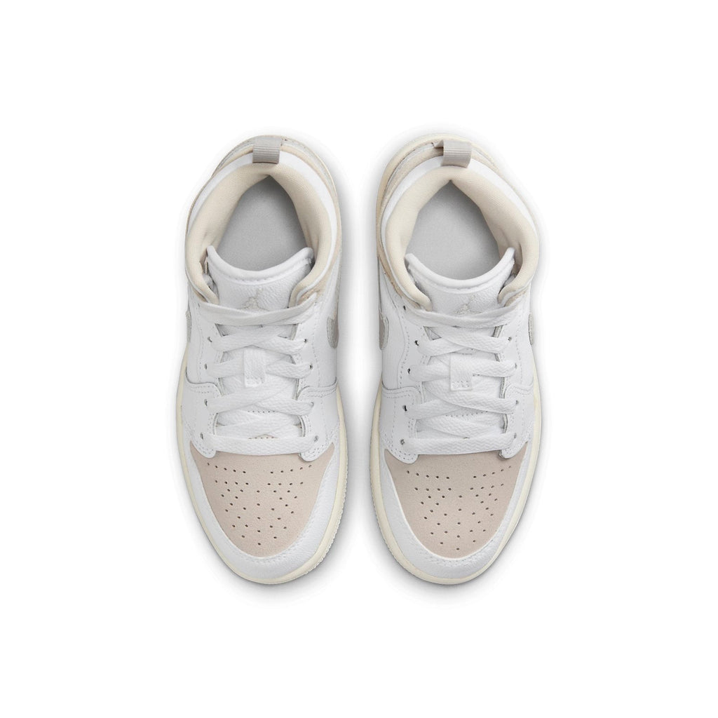 (PS) Air Jordan 1 Mid SE Craft 'Inside Out - White Sail' FB9141-120