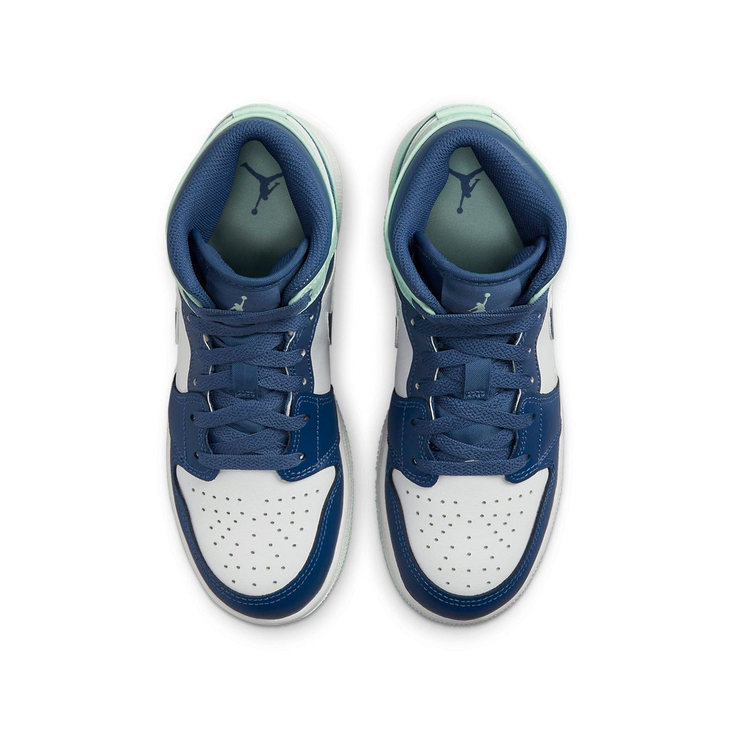 (GS) Air Jordan 1 Mid 'Blue Mint' 554725-413
