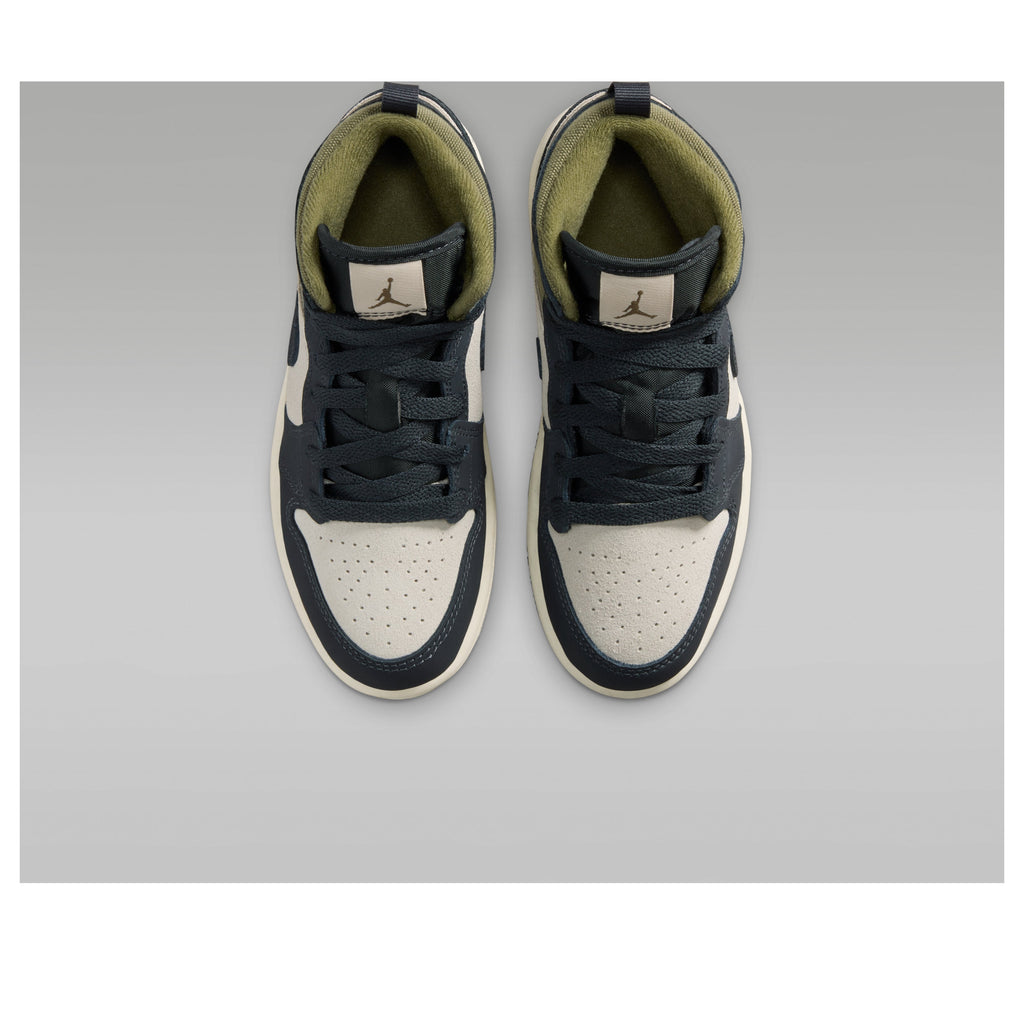 (PS) Air Jordan 1 Mid SE 'Off Noir Medium Olive' HV4444-102