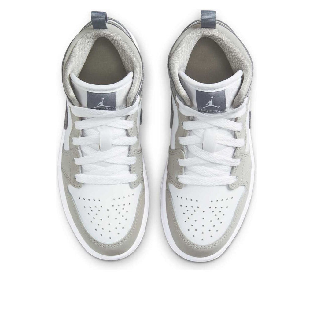 (PS) Air Jordan 1 Mid SE 'White Medium Grey Cool Grey' HF3194-100
