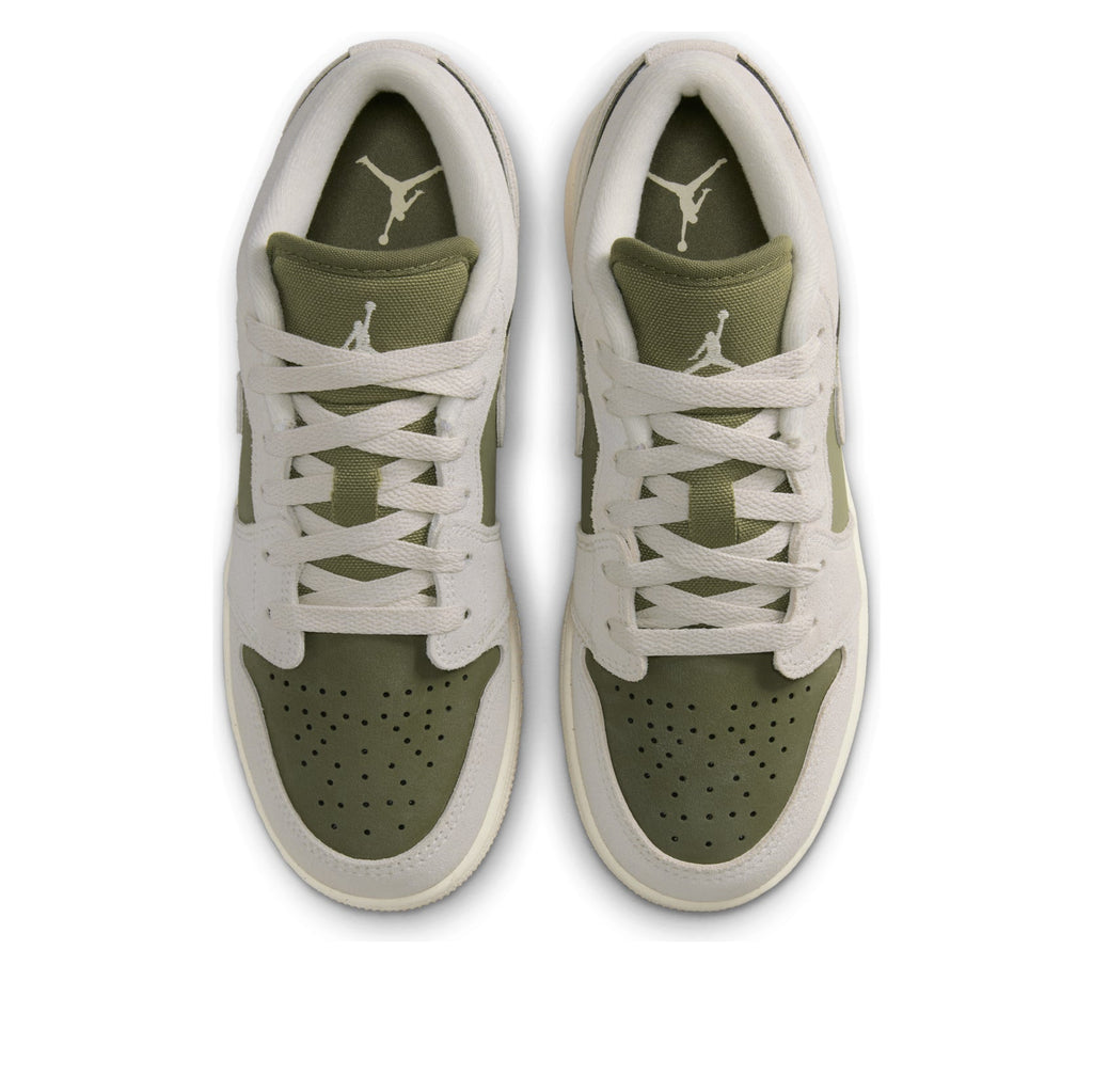 (GS) Air Jordan 1 Low SE 'Medium Olive Sail' HV4396-201