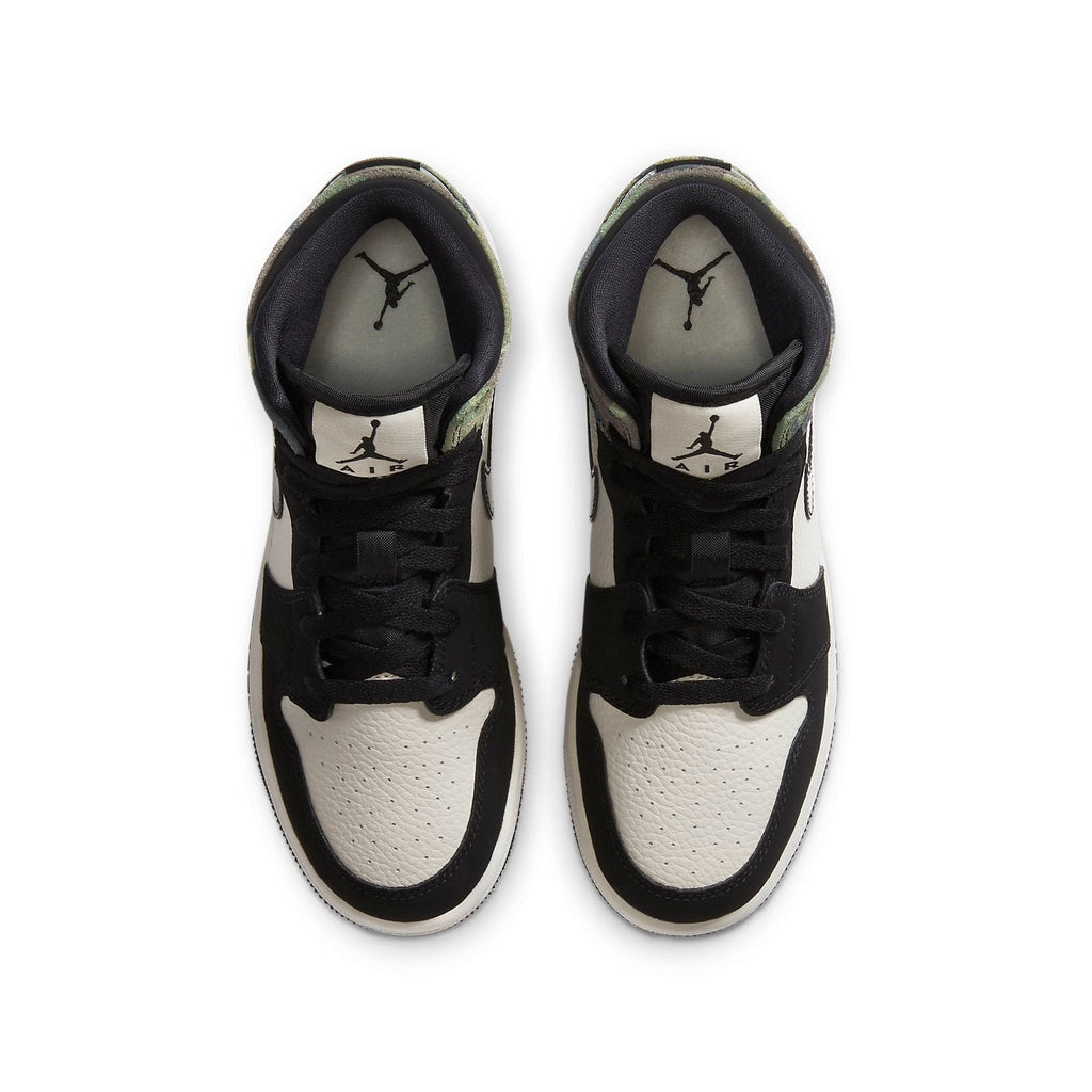 (GS) Air Jordan 1 Mid SE 'Camo' CW5550-001