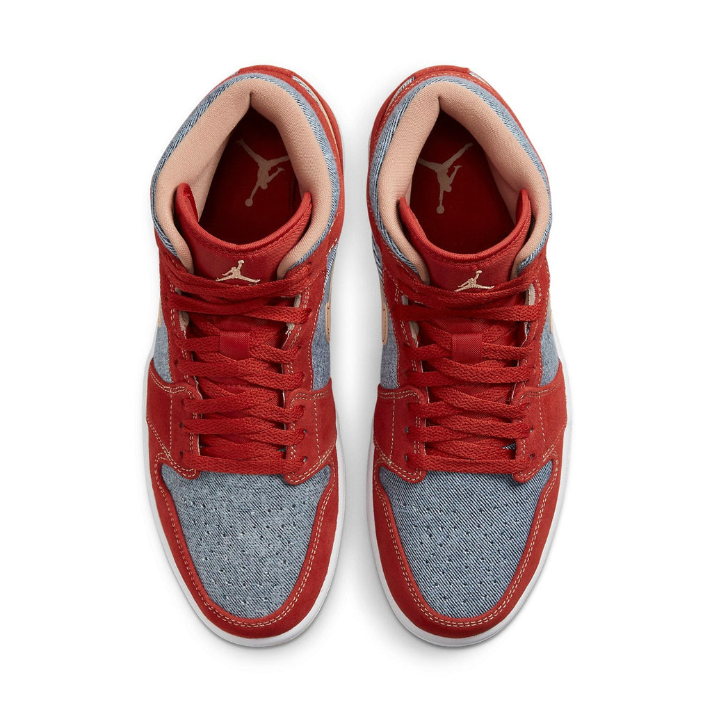Air Jordan 1 Mid 'Denim Red' DM4352-600