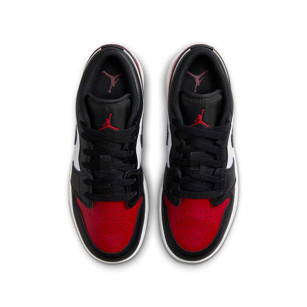 (GS) Air Jordan 1 Low 'Bred Toe 2.0' 553560-161
